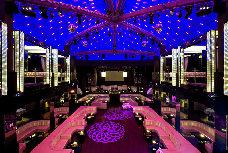 The inside of the notorious Club LIV in Miami Florida.
