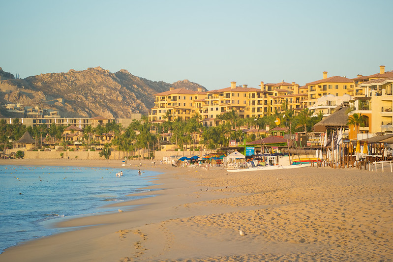 view of the beach in Cabo San Lucas