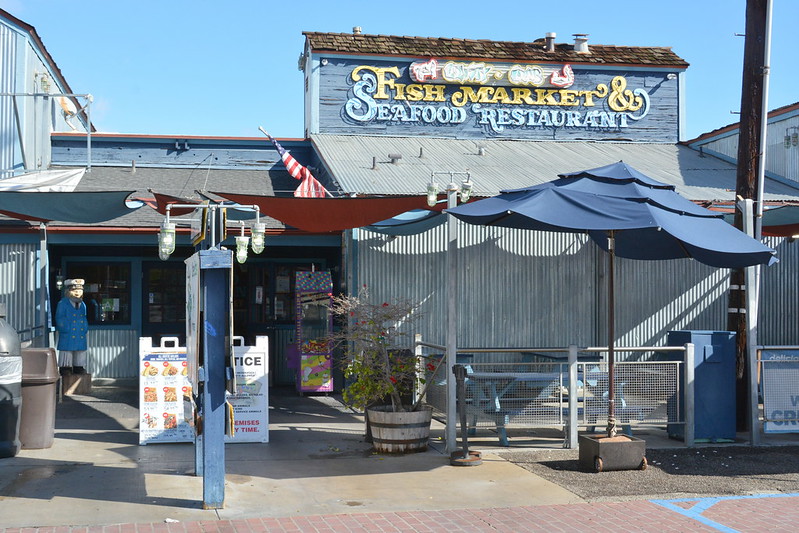 One of the fish markets at San pedro Fish market in Los angeles California 