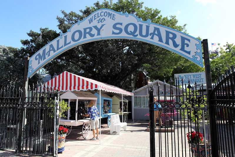 Mallory Square in Key West, Florida.