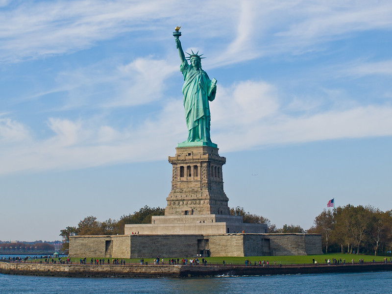 the statue of liberty in New York