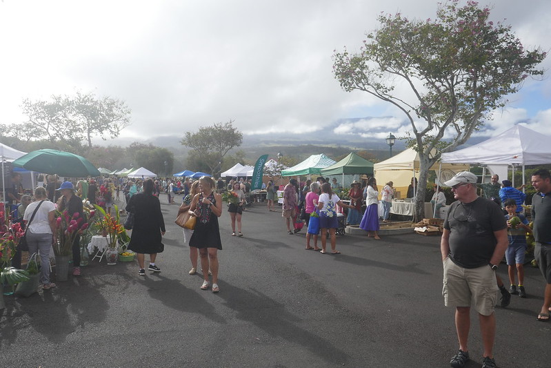 Scenes at the Upcountry Farmers' Market, Maui, Hawaii